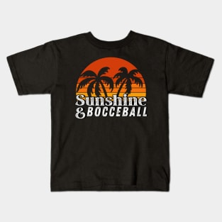 vintage bocce ball dad Kids T-Shirt